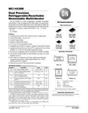 MC14538BCP datasheet pdf 1 page