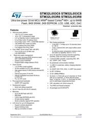 STM32L053C8T6TR datasheet pdf 1 page