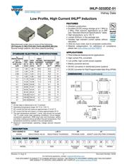 IHLP3232DZER3R3M51 datasheet pdf 1 page