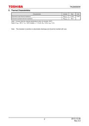 TK20E60W,S1VX(S datasheet pdf 2 page