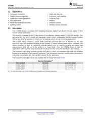 CC2650F128RSMR datasheet pdf 2 page