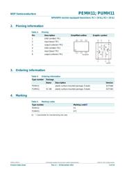 PUMH11F datasheet pdf 2 page