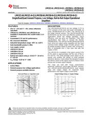 LMV321 datasheet pdf 1 page