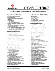 PIC16F1704-E/SL datasheet pdf 1 page