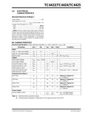 TC4424VMF datasheet pdf 3 page