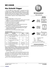 MC14584BDTR2G datasheet pdf 2 page