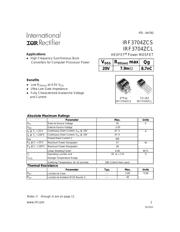 IRF3704ZCS datasheet pdf 1 page