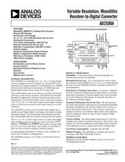 AD2S81AJD datasheet pdf 1 page