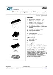 L6227PD datasheet pdf 1 page