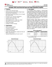 LMC6482 datasheet pdf 1 page