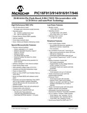 PIC16F913T-E/SS datasheet pdf 3 page