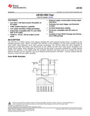 LMC555CM/NOPB datasheet pdf 1 page