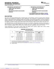 MSP430F5419AIZQW datasheet pdf 2 page