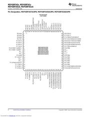 MSP430F5419AIZQW datasheet pdf 4 page