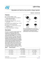 LD1117S33C datasheet pdf 1 page