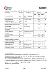 SPD03N60C3 datasheet pdf 3 page