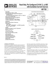 AD7783BRUZ datasheet pdf 1 page