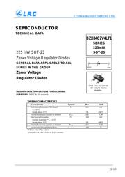 BZX84C3V3LT1 datasheet pdf 1 page