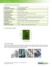 GS1011MIPS datasheet pdf 2 page