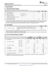 SN74HC74DT datasheet pdf 4 page
