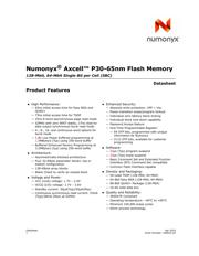 JS28F640P30TF75A datasheet pdf 1 page