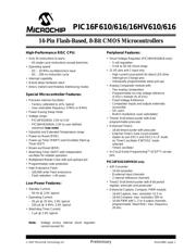 PIC16F610-E/SL datasheet pdf 3 page
