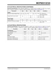 MCP6031-E/SN datasheet pdf 3 page