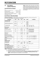 MCP3208-BI/SL datasheet pdf 2 page