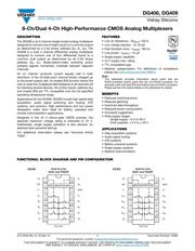 DG408DY-T1-E3 datasheet pdf 1 page