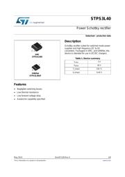 STPS3L40UF datasheet pdf 1 page