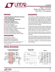 LT3433EFE#PBF datasheet pdf 1 page