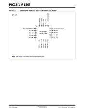 PIC16F1507-E/GZ datasheet pdf 5 page