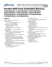 JS28F256M29EWHA datasheet pdf 1 page