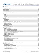 JS28F256M29EWHA datasheet pdf 4 page
