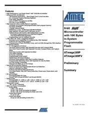 ATMEGA169PV-8AU datasheet pdf 1 page
