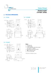 LTV-814S-TA1-A datasheet pdf 3 page