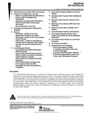 TMS320F240PQA datasheet pdf 1 page