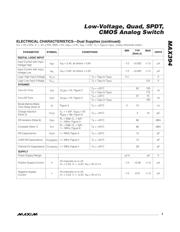 MAX394EUP+ datasheet pdf 3 page