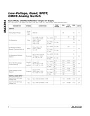 MAX394EUP+ datasheet pdf 4 page