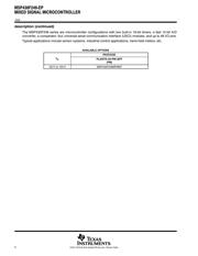 MSP430F249MPMEP datasheet pdf 2 page