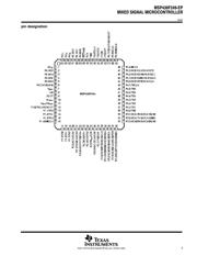 MSP430F249MPMEP datasheet pdf 3 page