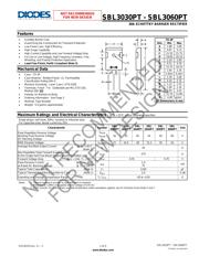 SBL3040PT datasheet pdf 1 page