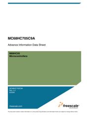 MC68HC705C9ACFNE datasheet pdf 1 page
