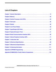 MC68HC705C9ACFNE datasheet pdf 5 page