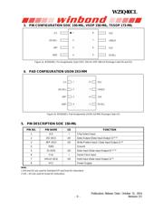 W25Q64CVSFIG datasheet pdf 6 page