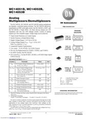 MC14051BFL1 datasheet pdf 1 page