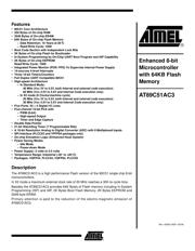 AT89C51AC3-SLSUM datasheet pdf 1 page