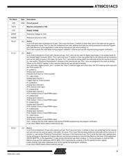 AT89C51AC3-SLSUM datasheet pdf 5 page
