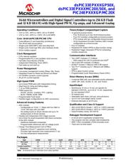 DSPIC33EP64MC502T-E/MM datasheet pdf 1 page