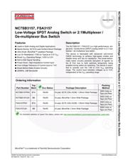 NC7SB3157L6X datasheet pdf 1 page
